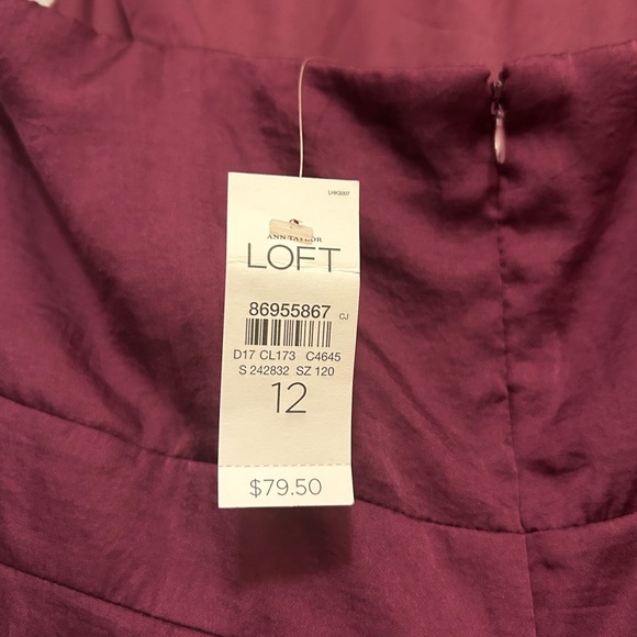 Elegant Burgundy Dress - Picture 4 of 5